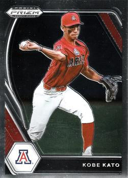 #PDP217 Kobe Kato - Arizona Wildcats - 2021 Panini Prizm Draft Picks - Pink Velocity Prizm Baseball