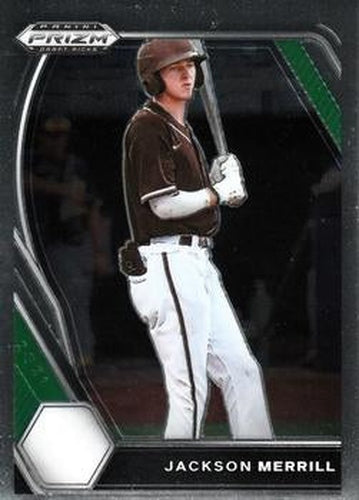 #PDP27 Jackson Merrill - Severna Park High School - 2021 Panini Prizm Draft Picks - Pink Velocity Prizm Baseball