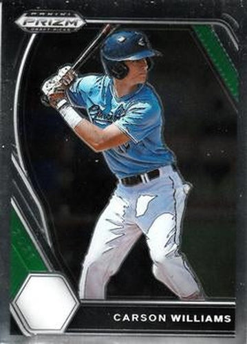 #PDP28 Carson Williams - Torrey Pines High School - 2021 Panini Prizm Draft Picks - Pink Velocity Prizm Baseball