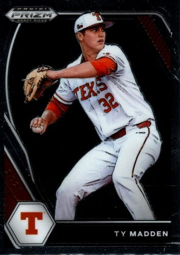 #PDP32 Ty Madden - Texas Longhorns - 2021 Panini Prizm Draft Picks - Pink Velocity Prizm Baseball