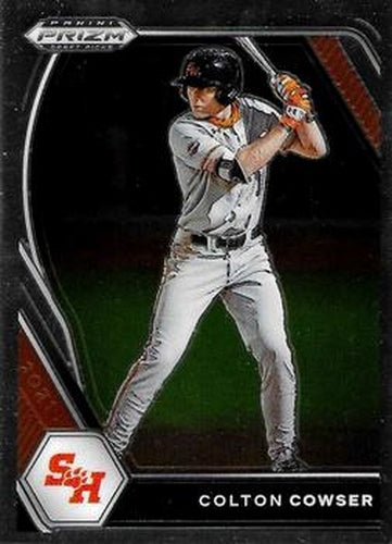 #PDP5 Colton Cowser - Sam Houston State Bearkats - 2021 Panini Prizm Draft Picks - Pink Velocity Prizm Baseball