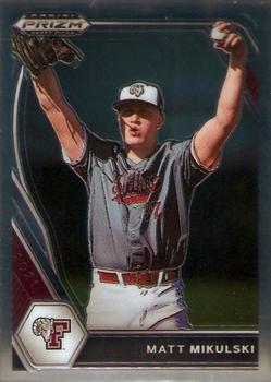 #PDP50 Matt Mikulski - Fordham Rams - 2021 Panini Prizm Draft Picks - Pink Velocity Prizm Baseball