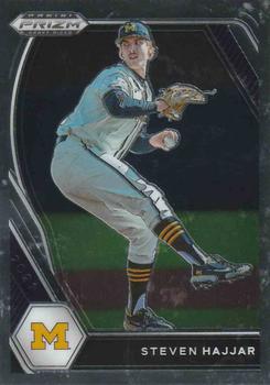 #PDP61 Steven Hajjar - Michigan Wolverines - 2021 Panini Prizm Draft Picks Baseball