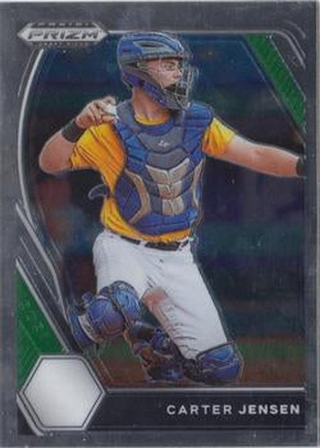 #PDP78 Carter Jensen - Park Hill High School - 2021 Panini Prizm Draft Picks - Pink Velocity Prizm Baseball