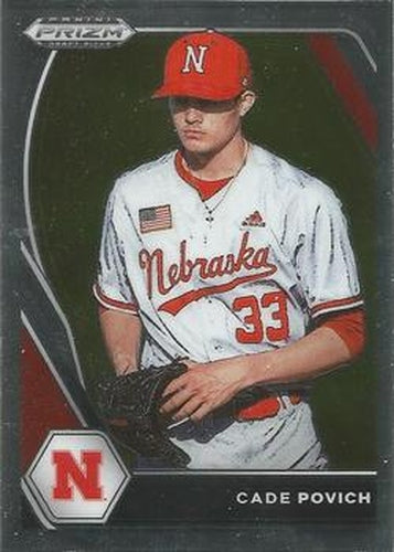 #PDP98 Cade Povich - Nebraska Cornhuskers - 2021 Panini Prizm Draft Picks Baseball