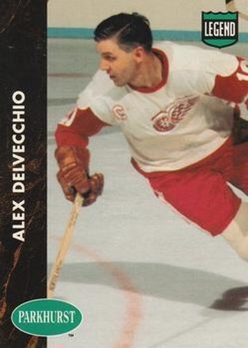 #PHC2 Alex Delvecchio - Detroit Red Wings - 1991-92 Parkhurst - Collectibles Hockey
