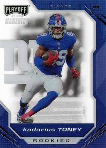 #PMR-10 Kadarius Toney - New York Giants - 2021 Panini Chronicles - Playoff Momentum Rookies Football