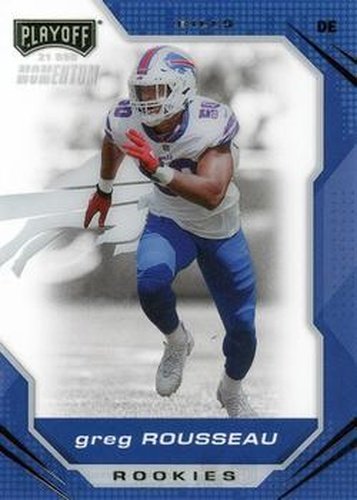 #PMR-36 Greg Rousseau - Buffalo Bills - 2021 Panini Chronicles - Playoff Momentum Rookies Football