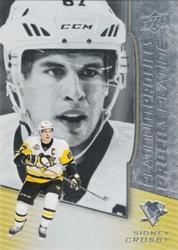 #PP-12 Sidney Crosby - Pittsburgh Penguins - 2017-18 Upper Deck Tim Hortons - Platinum Profiles Hockey
