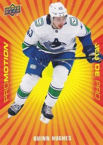 #PP-2 Quinn Hughes - Vancouver Canucks - 2021-22 Upper Deck Tim Hortons - ProMotion Hockey