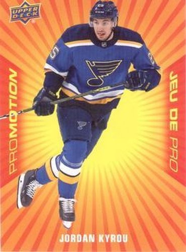 #PP-3 Jordan Kyrou - St. Louis Blues - 2021-22 Upper Deck Tim Hortons - ProMotion Hockey