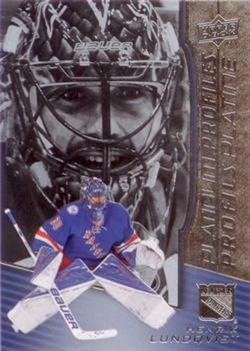 #PP-5 Henrik Lundqvist - New York Rangers - 2017-18 Upper Deck Tim Hortons - Platinum Profiles Hockey