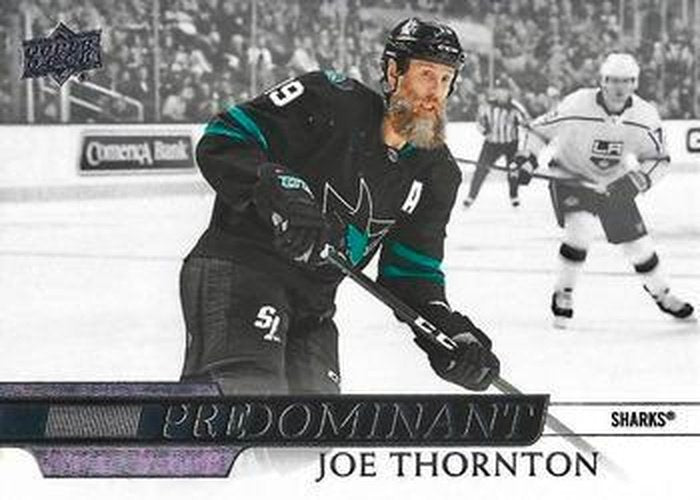 #PR-14 Joe Thornton - San Jose Sharks - 2020-21 Upper Deck - Predominant Hockey