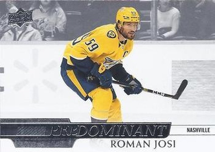 #PR-22 Roman Josi - Nashville Predators - 2020-21 Upper Deck - Predominant Hockey