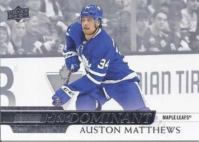 #PR-27 Auston Matthews - Toronto Maple Leafs - 2020-21 Upper Deck - Predominant Hockey