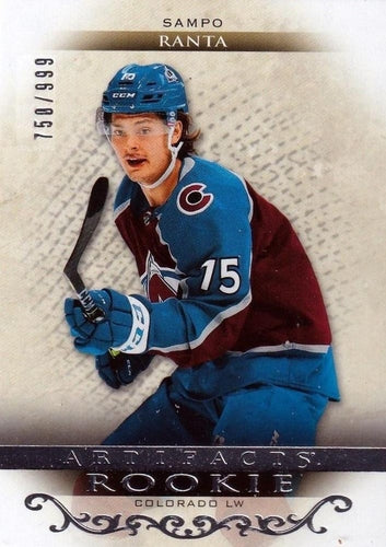 #RED188 Sampo Ranta - Colorado Avalanche - 2021-22 Upper Deck Artifacts Hockey
