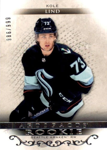 #RED205 Kole Lind - Seattle Kraken - 2021-22 Upper Deck Artifacts Hockey