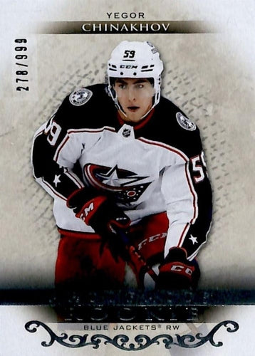 #RED218 Yegor Chinakhov - Columbus Blue Jackets - 2021-22 Upper Deck Artifacts Hockey