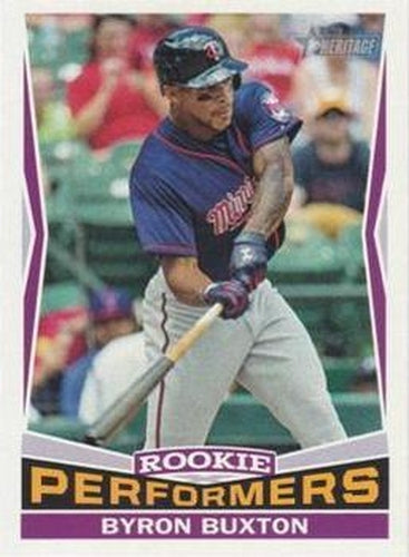 #RP-10 Byron Buxton - Minnesota Twins - 2015 Topps Heritage - Rookie Performers Baseball