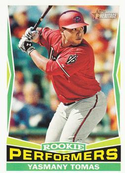 #RP-13 Yasmany Tomas - Arizona Diamondbacks - 2015 Topps Heritage - Rookie Performers Baseball