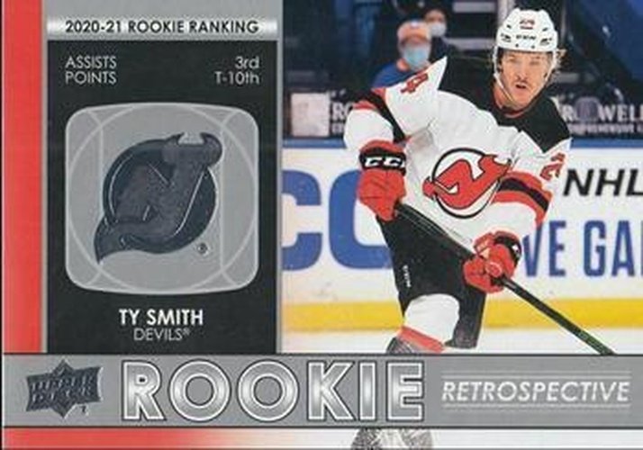 #RR-14 Ty Smith - New Jersey Devils - 2021-22 Upper Deck - Rookie Retrospective Hockey