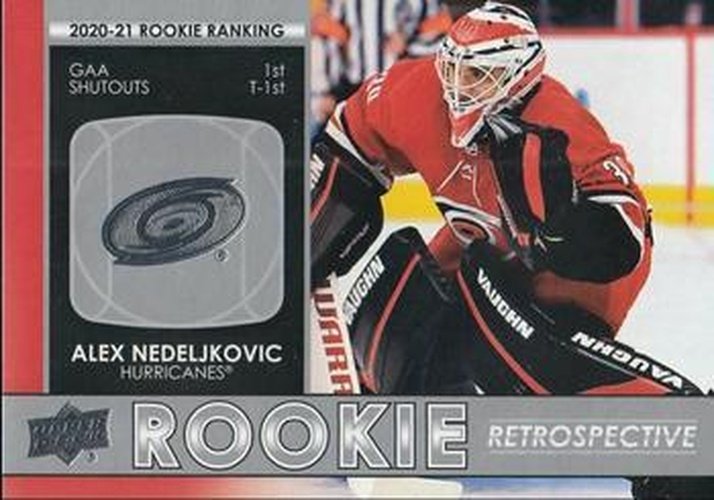 #RR-18 Alex Nedeljkovic - Carolina Hurricanes - 2021-22 Upper Deck - Rookie Retrospective Hockey