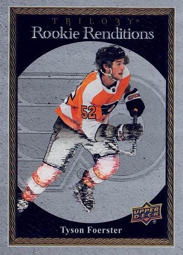 #RR-22 Tyson Foerster - Philadelphia Flyers - 2023-24 Upper Deck Trilogy - Rookie Renditions Hockey