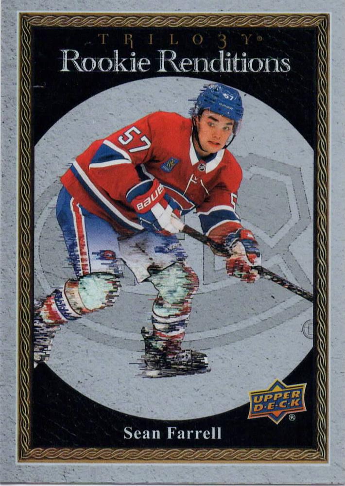 #RR-8 Sean Farrell - Montreal Canadiens - 2023-24 Upper Deck Trilogy - Rookie Renditions Hockey