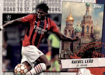 #RSP-16 Rafael Leão - A.C. Milan - 2021-22 Topps UEFA Champions League - Road to St Petersburg Soccer