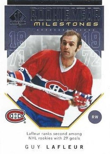 #RYM-GL Guy Lafleur - Montreal Canadiens - 2018-19 SP Authentic - Rookie Year Milestones Hockey