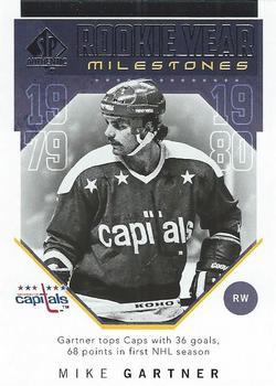 #RYM-MG Mike Gartner - Washington Capitals - 2018-19 SP Authentic - Rookie Year Milestones Hockey