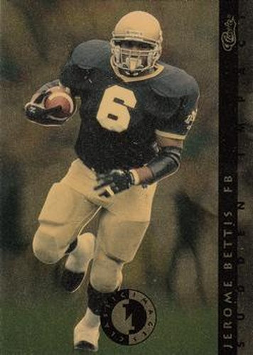#SI 19 Jerome Bettis - Los Angeles Rams - 1993-94 Classic Images Four Sport - Sudden Impact