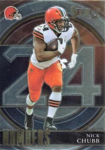 #SN-21 Nick Chubb - Cleveland Browns - 2021 Panini Select - Select Numbers Football