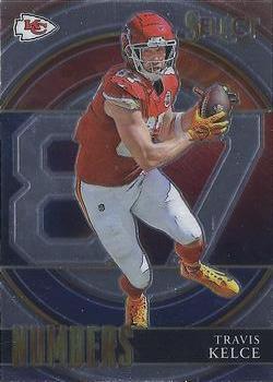 #SN-22 Travis Kelce - Kansas City Chiefs - 2021 Panini Select - Select Numbers Football