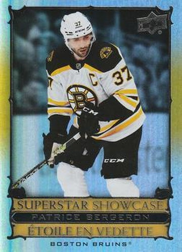 #SS-12 Patrice Bergeron - Boston Bruins - 2021-22 Upper Deck Tim Hortons - Superstar Showcase Hockey