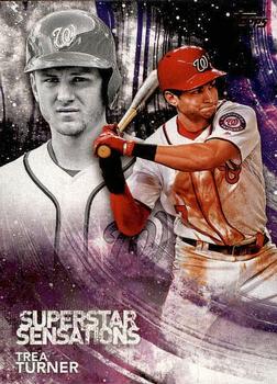 #SSS-10 Trea Turner - Washington Nationals - 2018 Topps - Superstar Sensations Baseball