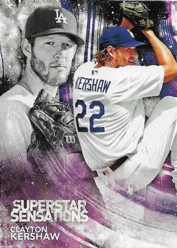 #SSS-12 Clayton Kershaw - Los Angeles Dodgers - 2018 Topps - Superstar Sensations Baseball
