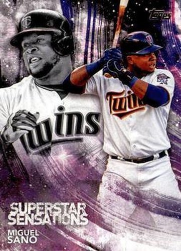 #SSS-13 Miguel Sano - Minnesota Twins - 2018 Topps - Superstar Sensations Baseball