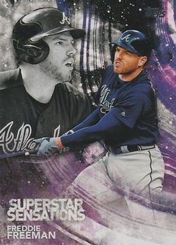 #SSS-19 Freddie Freeman - Atlanta Braves - 2018 Topps - Superstar Sensations Baseball