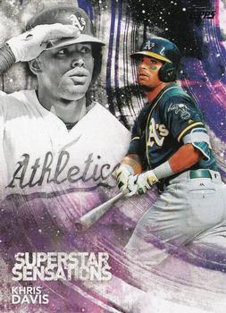 #SSS-28 Khris Davis - Oakland Athletics - 2018 Topps - Superstar Sensations Baseball