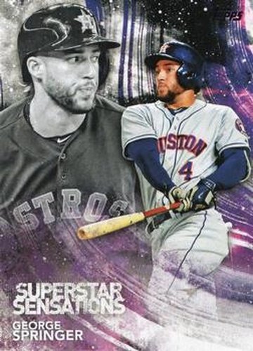#SSS-39 George Springer - Houston Astros - 2018 Topps - Superstar Sensations Baseball