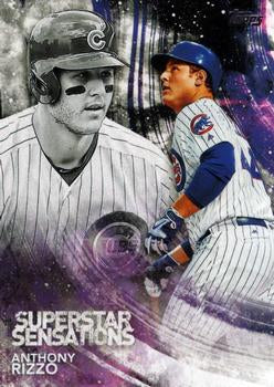 #SSS-44 Anthony Rizzo - Chicago Cubs - 2018 Topps - Superstar Sensations Baseball