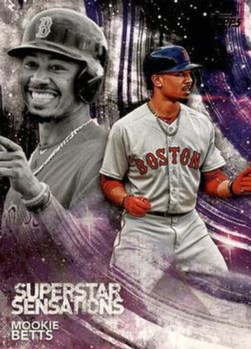 #SSS-47 Mookie Betts - Boston Red Sox - 2018 Topps - Superstar Sensations Baseball