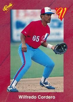 #T2 Wilfredo Cordero - Montreal Expos - 1991 Classic II Baseball