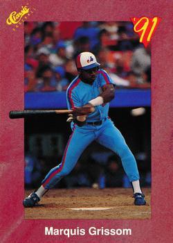 #T38 Marquis Grissom - Montreal Expos - 1991 Classic II Baseball