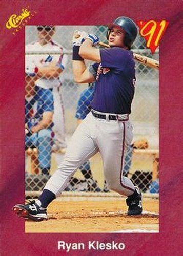 #T53 Ryan Klesko - Atlanta Braves - 1991 Classic II Baseball