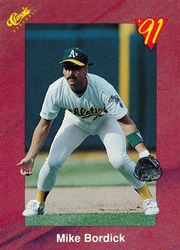 #T58 Mike Bordick - Oakland Athletics - 1991 Classic II Baseball