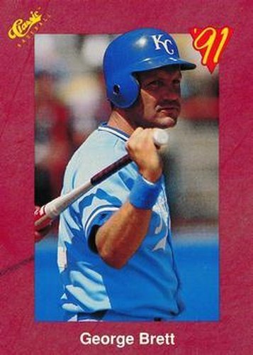 #T70 George Brett - Kansas City Royals - 1991 Classic II Baseball