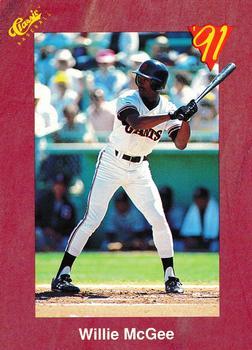 #T76 Willie McGee - San Francisco Giants - 1991 Classic II Baseball