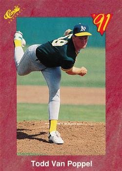 #T77 Todd Van Poppel - Oakland Athletics - 1991 Classic II Baseball